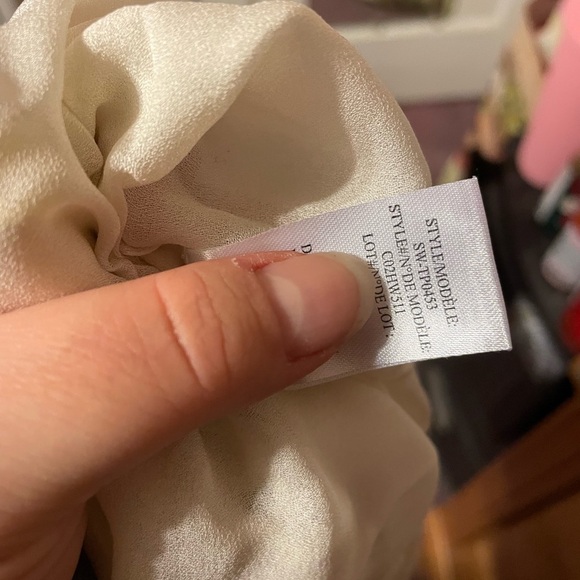 HELMUT LANG ASYMMETRICAL SILK TANK - Picture 5 of 7